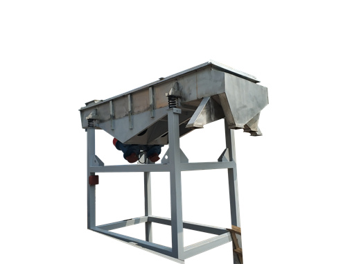 Linear Vibrating Screen For Feed Of Impurity Removal