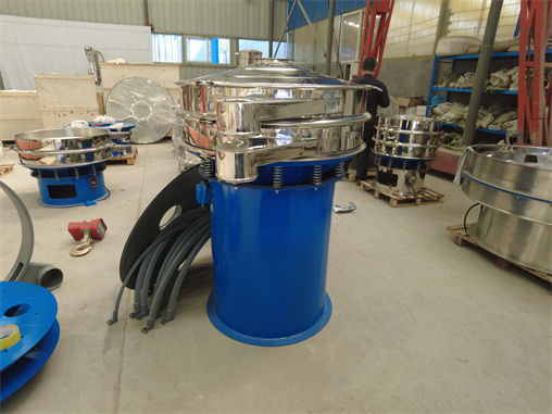 Stainless Steel Vibrating Sieve With Wheels For Whey Protein Powder