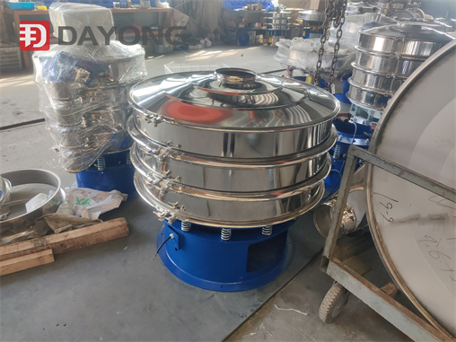 Rotary Vibrating Screen Sieving Machine For Small Gears,Sprockets