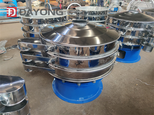 2layers 1000mm Circular Stainless Vibrating Screen For Metal Powder