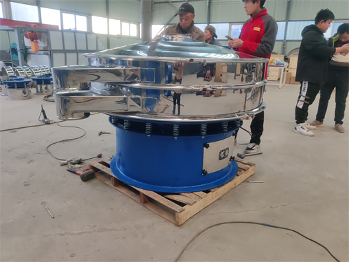 Food Industry Stainless Steel  Rotary Vibrating Screening Vibrating Sieve Machine For Yeast Liquid