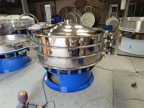 Food Industry Round Ultrasonic Vibrating Screen For Glucose Powder
