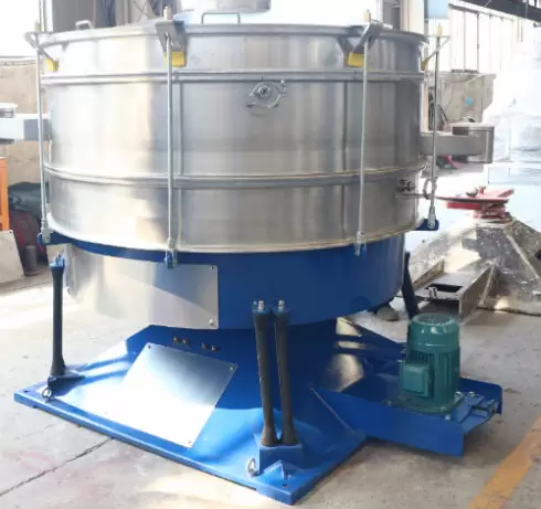 Diameter 1200mm Circular Tumbler Separating Sieve Machine For Carbon / Lithium Molecular