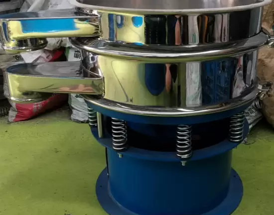 Different Alginates Usage Circular Screening Vibrating Sieve Machinery