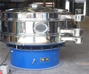 Manufacturer Food Grade Stainless Steel Cheese Powder  Vibration Screen Machine