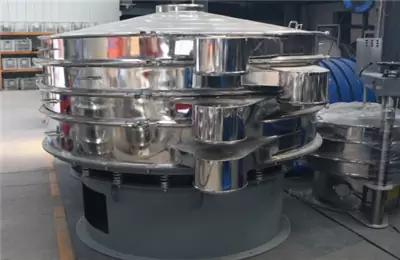 Sus 304 Rotary Vibrating Screen Machine For Sugar Powder Sieveing