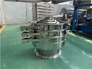 Wastewater Treatment Rotary Vibrating Screen With 60 Mesh