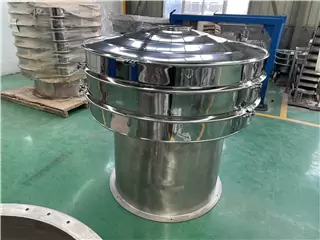 Food Grade Cassava Starch Vibrating Sieve Filter Machine  Vibrating Screen For Superfine Powder And Particles Sieving