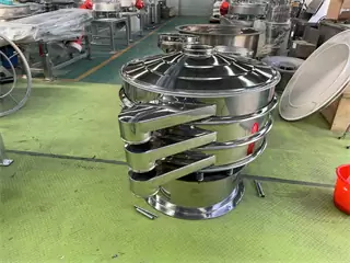 Circular Stainless Steel  Vibrating Screen For Tapioca Flour