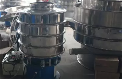 High Efficiency 1000mm Diameter Sus304 Coconut Powder Rotary Vibrating Sifter