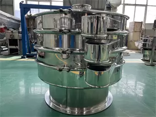 China Circular Rotary Coconut Milk Powder Vibrating Separator Sifter Machine