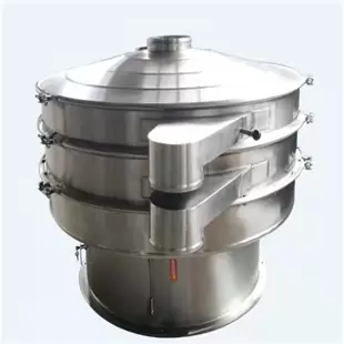 Ce Certificated High Output Rotary Vibrating Screen For Cocoa Powder Or Flour Powder