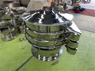 New 1200mm Multi-layer Rotary Vibration Screen For Chemical Fertilizer Industry