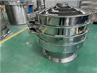 Professional Automatic Vibrating Screen 800mm Sieving Machine For Sodium Chloride Powder