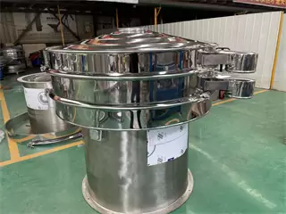 Low Noise Stainless Steel Single Layer  Powder Vibro Separator Machine