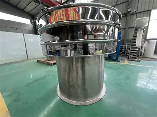 China Low Noise High Quality Circular Stainless Steel  Shaker Sieve For Sugar