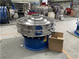 Industrial 2 Deck Mica Rotary Vibrating Separator In Metallurgy Industry
