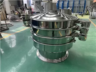 Automatic Self-cleaning Sieving Machine Chemical Particles Powder Vibratory Sieves