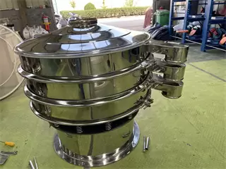 Factary Price China Hot Selling Circular Stainless Steel Vibrating Screen Sieve Machine For Soybean