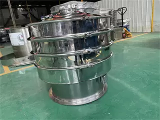 Factary Customized 600mm-2000mm Diameter Rotary Vibrating Screen For Feed Production