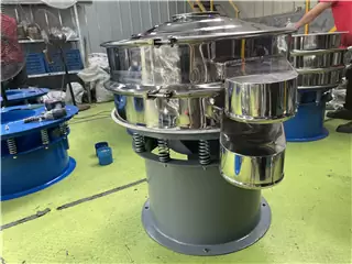 Rotary Vibration Screen / Sieve Machine For Manufacturer