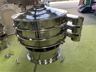 China Lower Noise Stainless Steel Vibrating Sieve Shaker Screen For Copper Powder