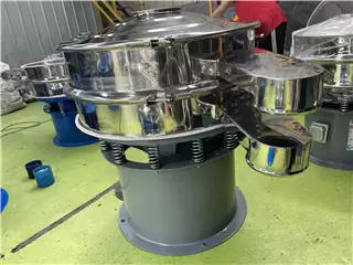 Fully Enclosed 800mm One Deck Mealworm Rotary Vibrating Screening Machine