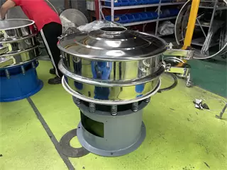 High Efficiency Stainless Steel Food Industry Round Separator Machine For Tapioca Flour Sieving