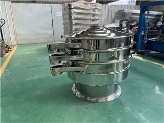 Widely Used Three-d Mica Rotary  Vibrating Screen Shaker Separator With Wear Resistance Motor