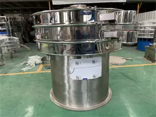 1200mm Round Automatic Corn Flour Powder Vibro Sifter / Vibrating Separator For Remove Impurities