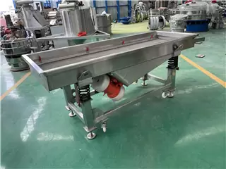 High Yield 1 Deck Ore Powder Linear Vibrating Sieve Screen Machine For Gold Industry