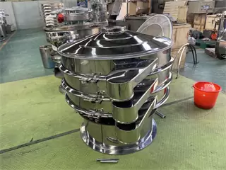 Stainless Steel High Efficiency Rotary Wheat Flour Vibrating Sieve Separator