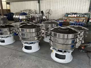600mm High Frequency Circular Vibrating Screen Sieve Separator Machine For Compost