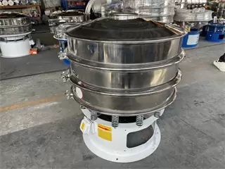 Food Grade Peanut Particles Buckwheat Circular Rotary Filter Straigh Vibration Sieve Shaker Machine