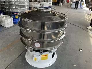 Rotary Vibration Filter Screen Sieve Machine For Filtering Milk/Screen Separator/Vibrating Sifter