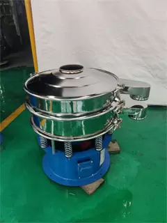 Customized Industrial 600mm Double Layer Sieve Machine For Citric Acid