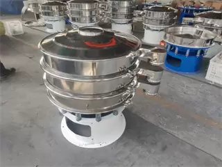4 Layers Carbon Steel Circular Chemical Vibro Sifter Vibrating Screen For Aggregates