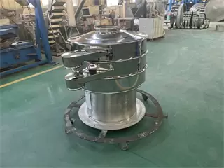 Chilly Powder Rotary Vibrating Sieve Screen With Conveyor Vibro Sifter/Screen Separator Machine