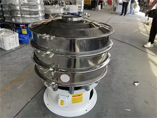 Stainless Steel Rotary Vibrating Screen Sifter Sieve Shaker Machine/Sieving Machine For Rice Bran