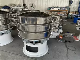 Fire-proof Materials Rotary Vibrating Screen/Powder Electric Motor Vibrating Screen Machine/vibrate screen separator