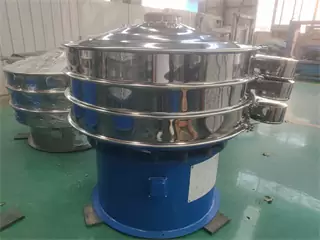 High Precision Large Handling Capacity Rotary Vibrating Screen For Particle/milk Powder