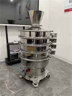Various Design Three D Large Capacity Vibro Screen For Lead Powder/Walnut Powder Screening Machine