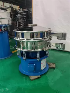 High Efficiency Stainless Steel China Sawdust Round Vibratory Sifter For Chemical Powder