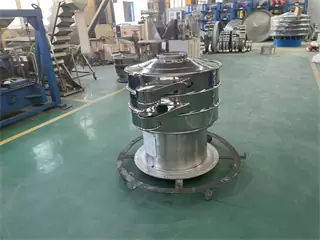 High Tech Pp Plastic Tapioca Starch Round Circular Vibration Screen Sifting Machine For Sand