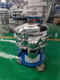 Stainless Steel 200 MeshTurmeric Use Round Vibrating Screener