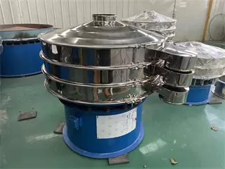 Rotary Vibrating Screens Use Powder Circula Single Deck Vibro Screen Machine For Sale