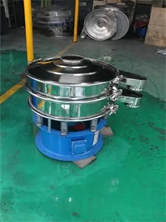 Stainless Steel Automatic 600mm Single Deck Sieve Machine For Bread Crumbs