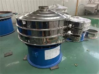Spice Powder Circle Rotary Vibro Screen/Vibration Screen For Coarse Powders Soil Sifter Machine