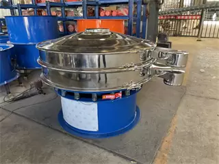 1 Layers On Sale Stainless Steel 304 Vibrating Screen For Calcium Hydroxide