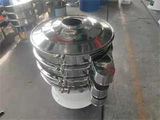 Soda Ash Graphite Vertical Flour Circular Rotary Vibro Separator Screening Machine For 60/80 Mesh